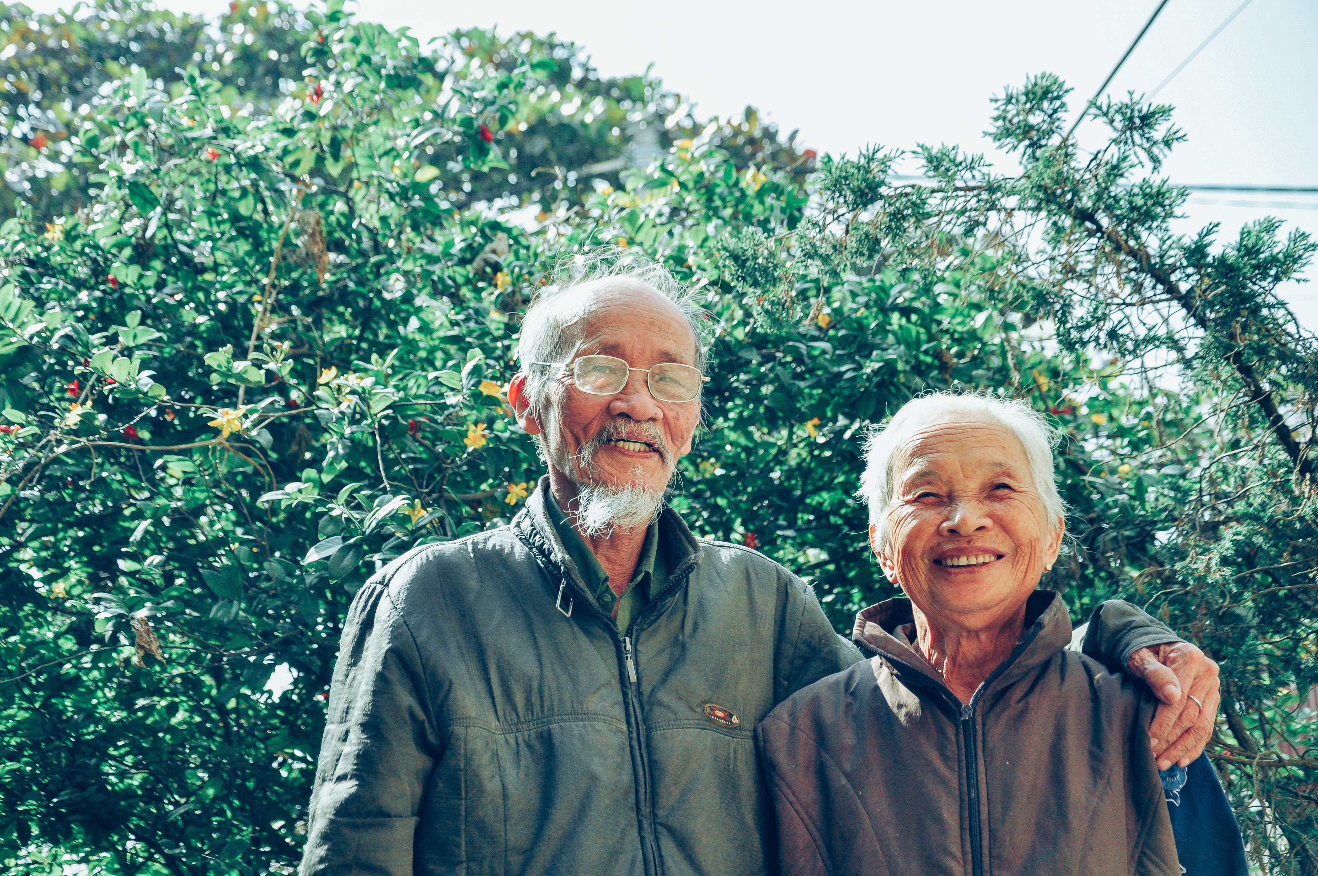 Elderly Asian Couple